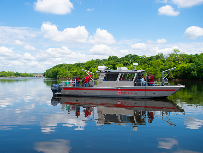 Summer research on the Raritan River 